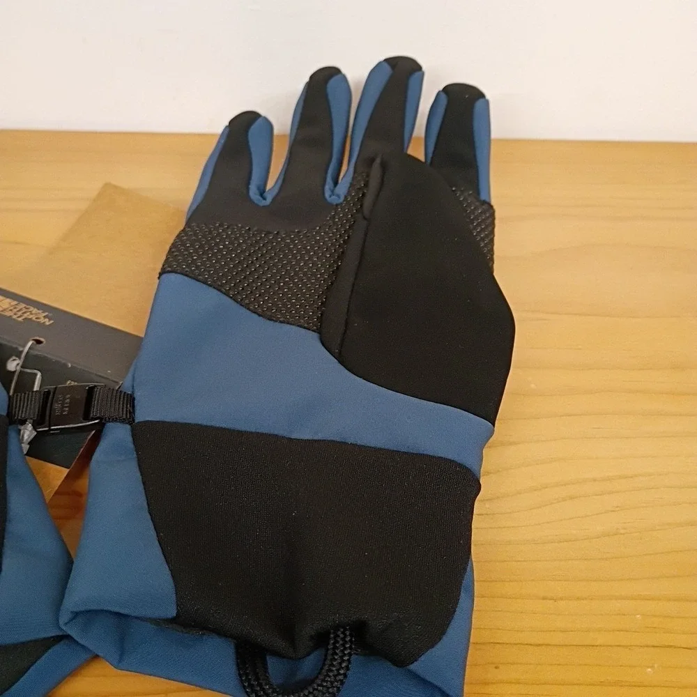 The North Face Men's Apex Etip Gloves - Size S Insulated Blue‎ Touchscreen